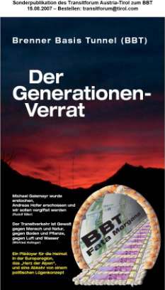Sonderpublikation des Transitforums Austria Tirol vom 15.08.2007